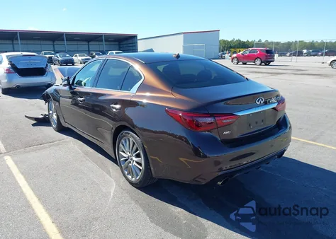2018 Infiniti Q50 3.0T Luxe z USA, uszkodzony, nr VIN JN1EV7AR5JM430889